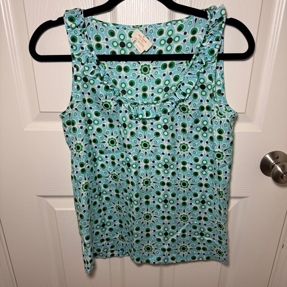 Y2k Kate Spade Silk Blend Tank Top - Picture 1 of 14